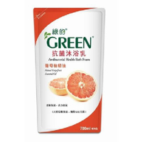 GREEN綠的 抗菌沐浴乳補充包-葡萄柚(700ml/包) [大買家]