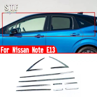 For Nissan Note E13 2020 2021 2022 Car Accessories Window Frame Trim Molding Decoration Stickers