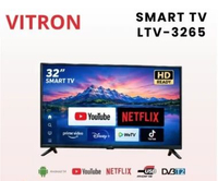 VITRON Smart TV 32 Inch LTV 3265 SMART / LTV3265 / LTV-3265 - Youtube, Netflix, Android 14 - USB MOV