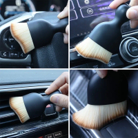Car Interior Dust Cleaning Brush Air Outlet Dust Remover Soft Auto Detailing Brush Car Interior Care