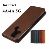 Leather Case Flip Phone for Google Pixel 4A 5G 5 5A 5G 3 3A 4 XL Card Holder Holster Magnetic Attraction Cover Case Coque Fundas