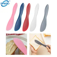 1Pc Kitchen Plastic Spatula Cooking Dough Scraper Cream Butter Smoother Heat-Resistant Utensils Baking Cake Tools
