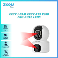 (ZOOMTEKNO) Cctv A13 V380 Pro Dual Lens Wireless 360° Jarak Jauh Lewat Hp CCTV Alarm Two Way Audio K