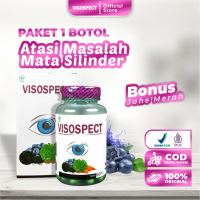 Suplemen Mata VISOSPECT Atasi Mata Silinder, Obat Mata Silinder, Vitamin Mata Agar Jernih, Obat Mata