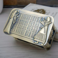 Retro Egyptian Jewelry Box Decor Pharaoh Christmas Gift Year Creative Metal Style Home New Ring Storage