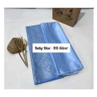 (Link REQUEST) Set Kain Paket Bridesmaids Satin Velvet & Kain Songket, Bahan Bridesmaid Polosan dan 