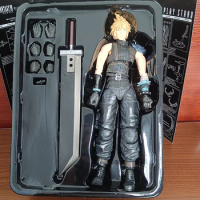 Play Arts Kai Cloud Strife Action Figure Remake Sword Model Toys 28cm Joint Movable Doll Birthday Present Gift