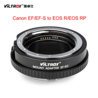 Viltrox EF-R2 Camera Lens Adapter Mount Auto Focus for Canon EF/EF-S lens to EOS R/ EOS RP with Functional Control Ring