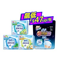 【Sofy 蘇菲】清新涼感薄荷/小黃瓜/洋甘菊 衛生棉箱購(23cm126片、25cm117片/29cm108片/35cm81片/褲型24片)