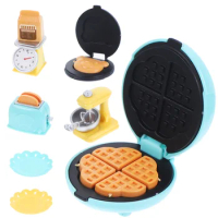 Doll House Kitchenware Mini Blender Toaster Toy Miniatures Doll House Accessory