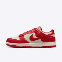 【NIKE 耐吉】W Dunk Low 女 運動休閒鞋 低筒 舒適 穿搭 玫瑰浮雕 紅(HF1986-100)