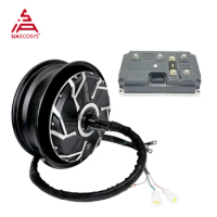 QS MOTOR 12*3.5inch QS260 10KW V4 E-Scooter Motor High Speed 125kph Kits with EM550 Liquid Cooled Controller