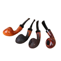 Briar Pipe Engraved Handmade Wood Pipe Smoke Tobacco Pipe free tools gift set