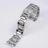 Solid Stainless Steel Watch Strap 22mm Bracelet Watchband For Tag Heuer Calera Series Watch Accessories Band Steel Silver Men