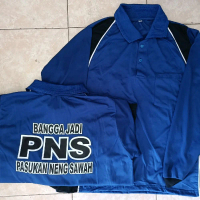 Kaos Berkerah PE 24S PNS ( pegawai neng sawah)  Baju Pria Polo