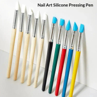 5/10 unit silikon Clay Sculpting alat untuk pemodelan berus Dotting Nail Art Pottery Clay Tools DIY