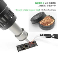 Mijing OX JIG Universal PCB Holder 2UUL SC69 Pre-cut Desoldering Wicks 2mm*25mm*100pcs With 2Pcs Reversed Ceramic Tweezers Set