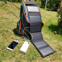 【臺灣現貨】太陽能板 30W單晶硅太陽能充電板面板5v12v18戶外電源便攜式手機充電器折疊