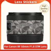 For Canon RF 50mm F1.8 STM Decal Skin Camera Lens Sticker Vinyl Wrap Anti-Scratch Film Protector Coat RF50 RF50mm 50 1.8 F/1.8