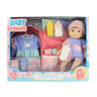 【ToysRUs 玩具反斗城】Baby Blush 13吋娃娃配件背包組