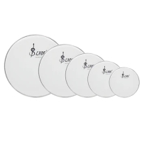 Drum Set White Drum Skin Five Drum Kits Made Of Polyester Film Musical Instrument Accessories