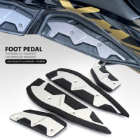 New Footpads XMAX 125 250 300 400 Front Rear Pegs Plate Pedal Skid proof Footrest For Yamaha X-MAX125 X-MAX250 X-MAX300 X-MAX400