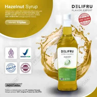 Delifru Syrup 1 Liter Zero Calorie Sugar Free All Variant / Sirup Rasa Minuman Bebas Gula Kopi Resto