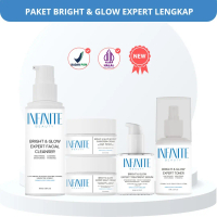 [ Promo ] INFINITE BEAUTY - Paket Skincare Bright & Glow Expert Treatment dapat 5 - Toner, Facial Wa