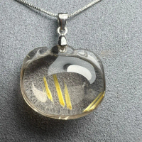 Rutile Quartz Ruyi Pendant — Natural Top Quality