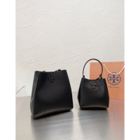 TORY BURCH 爆款大MCGRAW HOBO肩背水桶包單肩包牛皮水桶包TB 側背包變形水桶包