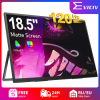 EVICIV 18.5 inch Portable Monitor for Laptop 120hz Portable Gaming Display FHD 1080P HDR USB C HDMI Computer Screen for PS4/5
