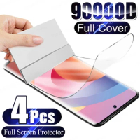 4Pcs Hydrogel Film Screen Protector For Samsung Galaxy S20 S24 S21 S22 S23 Plus Ultra S23 FE Note 8 20 10 Ultra Full Cover Film