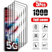 5PCS Full Cover Glass for Xiaomi Redmi 10C 10 9T 9C 9A 9 8 Tempered Glass for Redmi Note 10 11 12 9 8 Pro 10S 9S 11S 8T 9T Glass