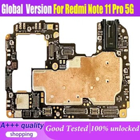 128GB 256GB Mainboard For Xiaomi Hongmi Redmi Note 11 Pro 5G Motherboard Unlocked Logic Board Plate For Redmi Note 11 Pro 5G