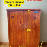 Tủ giày dép 2 cánh bằng thép - Thương hiệu goldsun