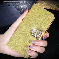 Luxury Glitter Diamond Leather Flip Cover For Samsung A12 Case SM-A125F Wallet Coque For Telefoontasjes Samsung Galaxy A12 Case
