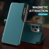 3D Smart View I Phone Case On The For Apple Iphone 13 Pro Max Iphone13 Mini 13Pro Leather Cover Ipone 13mini Promax Stand Shell