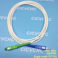 2pcs SC/UPC-SC/APC Fiber Patchcord-SM(9/125) G657B3-10m or 20m-3.0mm Cable / Jumper