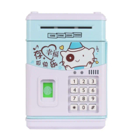 【CS22】音樂故事密碼ATM自動捲錢儲蓄罐(存錢筒/仿真指紋)