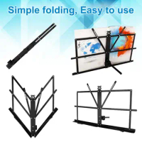 Foldable Music Sheet Tripod Stand Aluminum Alloy Music Stand Holder For Musical Instrument Desktop Music Stand Fast Delivery