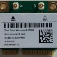 Wifi 6 3000Mbps Bluetooth 5.1 AX3000HMW For Intel AX200 Wireless Mini PCI-E Wifi Card 802.11ax/ac 2.4G/5Ghz Adapter