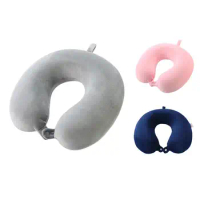 U-shaped Neck Pillow Soft Support Memory Foam Office Travel Neck Pillow Portable Suitable For Planes Train Self-driving Sleeping