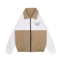 Jaket Vintage Tracktop Tracksuit Parasut Pria Wanita CREAM XL