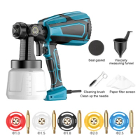 Electric Spray Gun Lithium Electric Small Rechargeable Household Spray Paint Artifact Latex Paint Gun