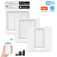 Wifi Bluetooth Button Smart Switch 100-240v 50/60hz Voice/Timing/App Control Support For Google Home/Nest amp Alexa/Tmall Genius