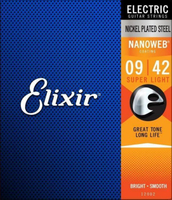 Elixir NANOWEB 12002 (09-42) 薄膜 防鏽鍍膜 電吉他弦【唐尼樂器】