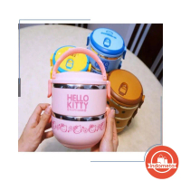 Rantang 2 Susun Karakter / Tempat Kotak Makan Stainless Lunch Box HK SSST557