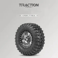 Traction Hobby R2.6 All-terrain Tires With Metal Wheel Hub For 1/8 1/10 TANK300 Crawler Buggy RC Car
