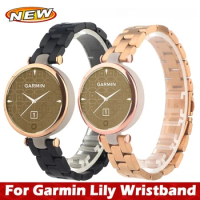 For Garmin Lily Strap Stainless Steel Bracelet For Garmin Lily Smart Watch Band Wristband Replacement Correa Accessories