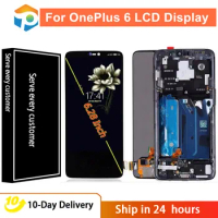Original Grade AAA For OnePlus 6 Oled Display Replacement For OnePlus 6 LCD Screen Digitizer Assembly Parts With Frame